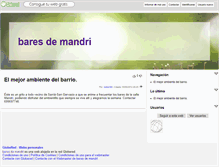 Tablet Screenshot of bares-de-mandri.webdebarcelona.com